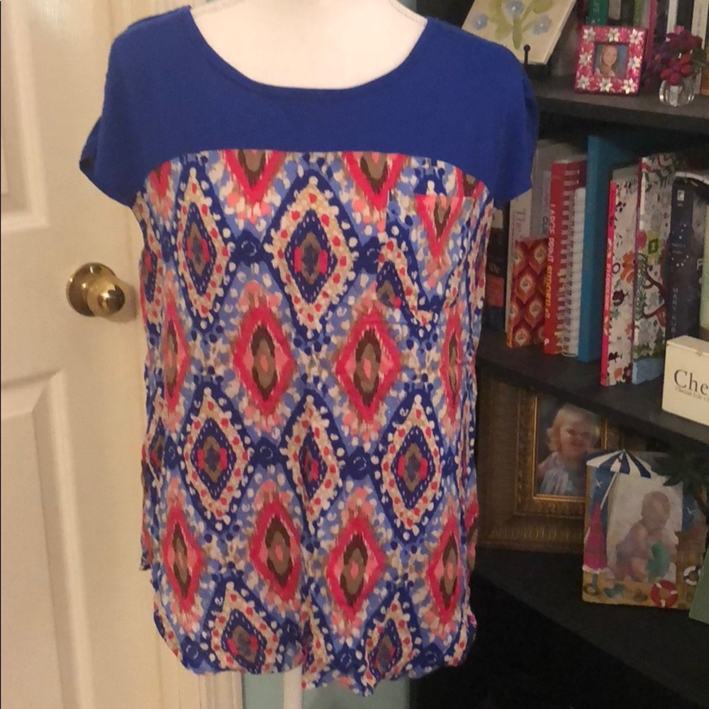 Cato Euc Patterned Pocketed Blouse - image 2